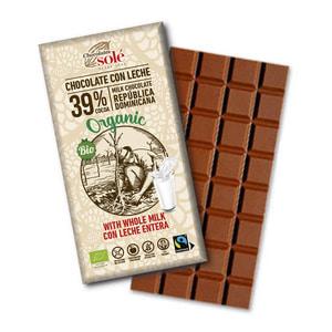 [솔레] 유기농 밀크 초콜릿 100g